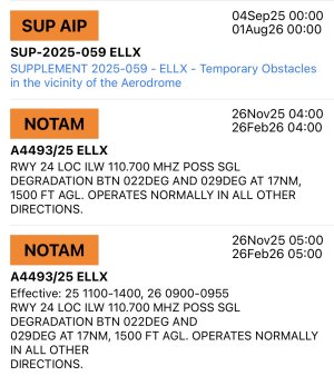 Notam - Luxemburg